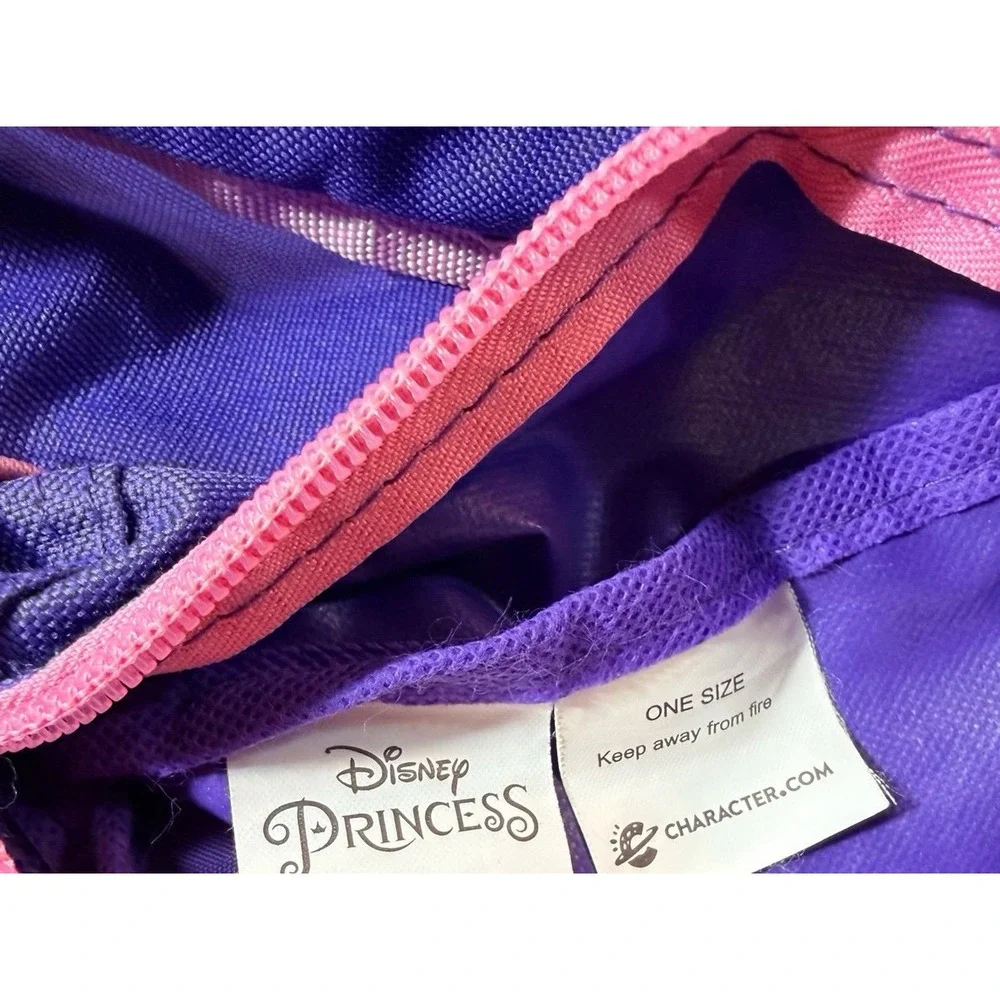 Disney Princess Backpack, Back to school. Purple and pink medium size.